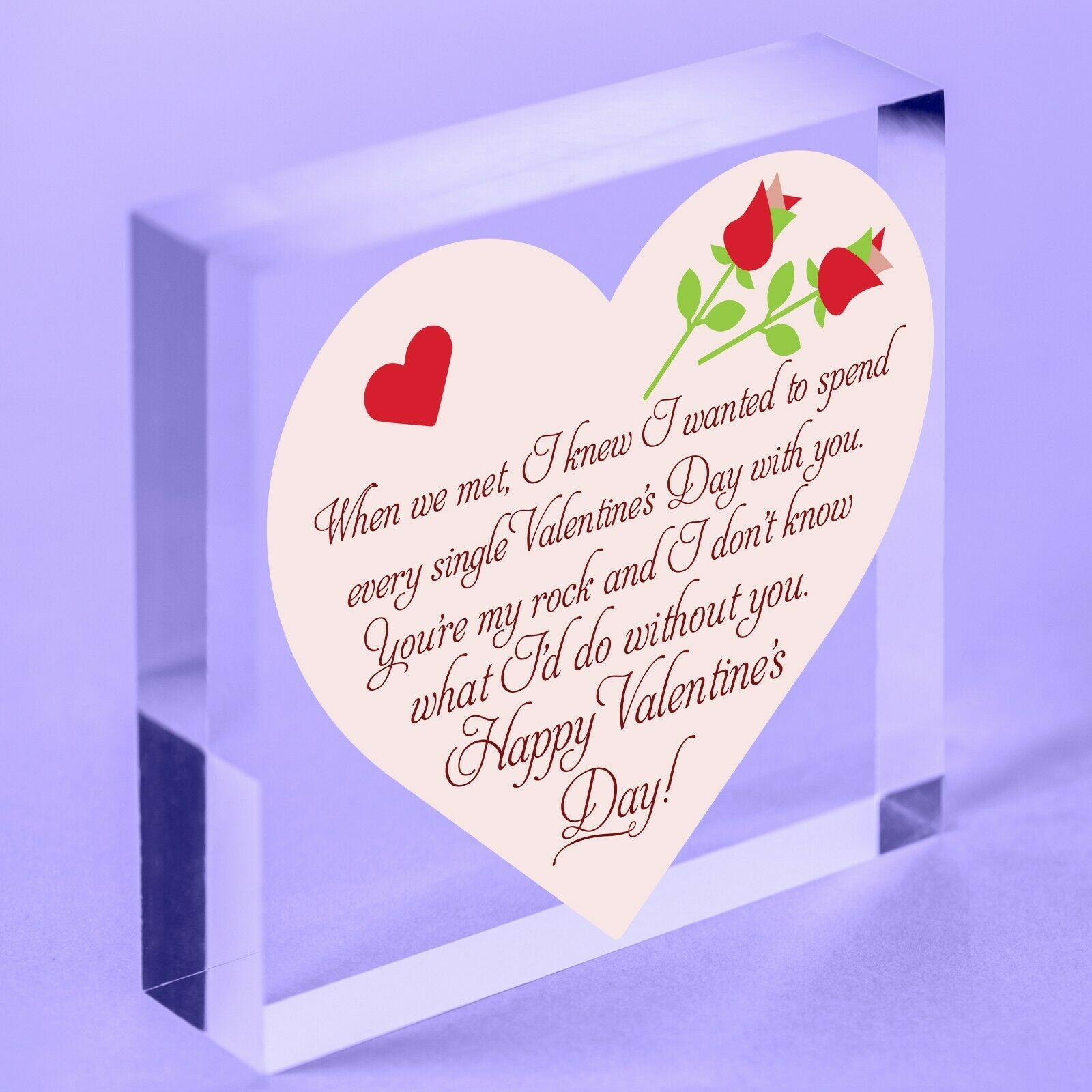 You Are Beautiful Valentines Day Girlfriend  Acrylic Block Perfect Gift