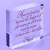 MUM Mother Memorial Birthday Acrylic Block Grave Tribute Remembrance Gift