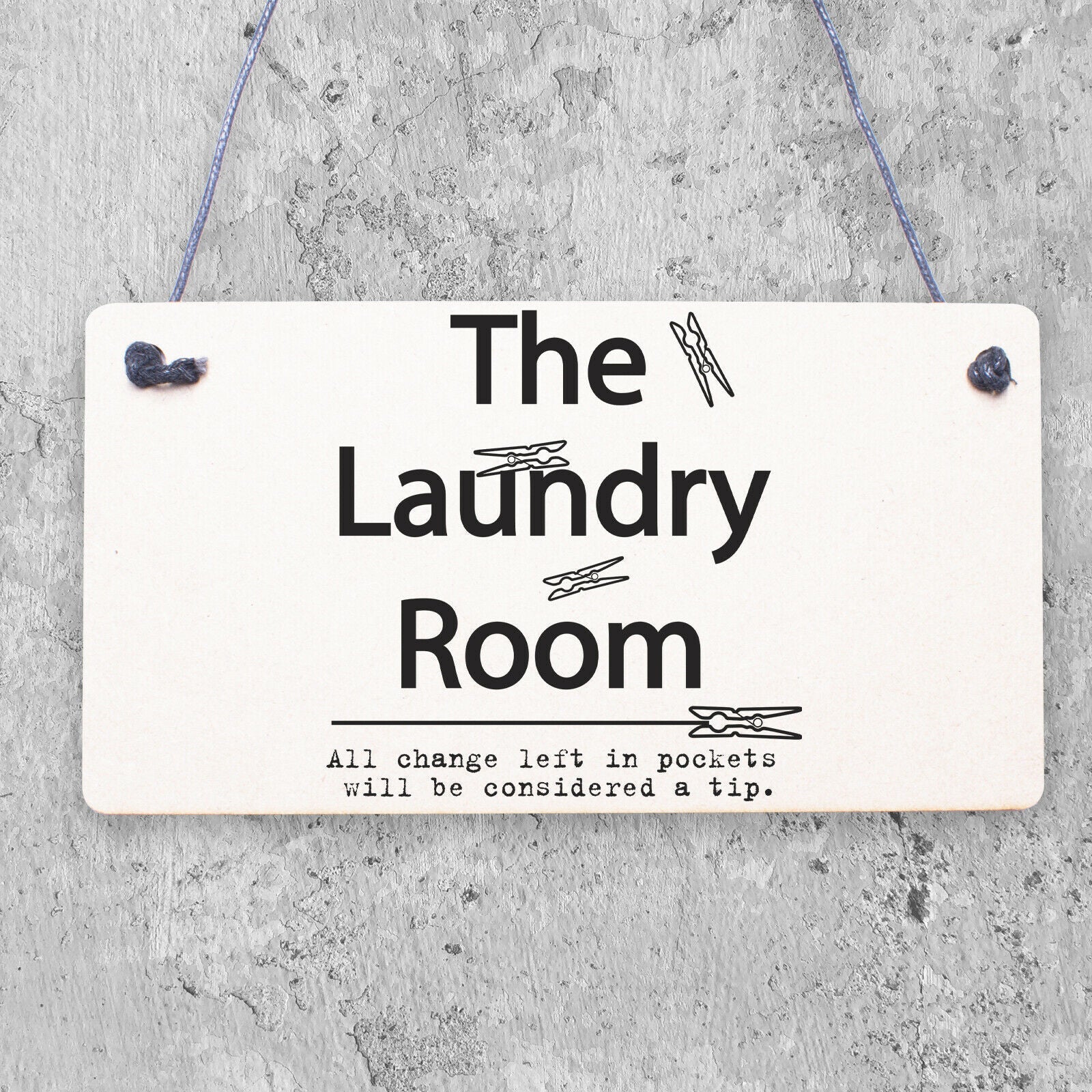Rectangle Sign Perfect Gift Laundry Room Wooden Sign Wooden Funny Gift