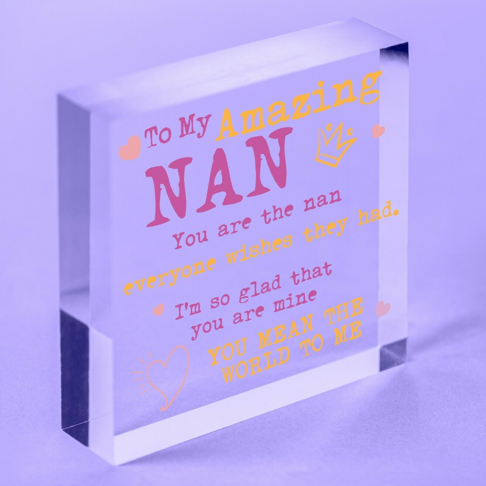 Daughter Gifts For Christmas Birthday Poem Daughter Gift  Mum Dad Acrylic Plaque