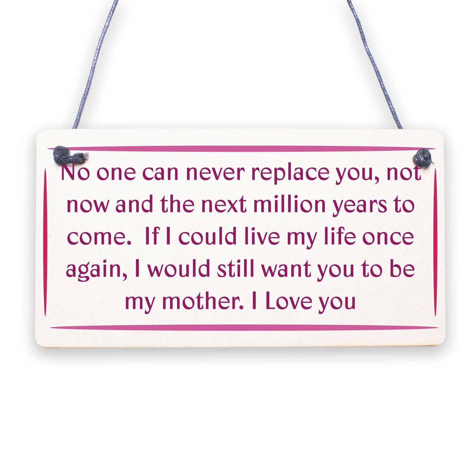 For A Special Mum Wooden Hanging Plaque Love Shabby Chic Mothers Day Gift Sign