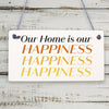 Home Bar Sign Always Happy Hour Funny Gin Friendship FRIEND Gift Kitchen Plaque