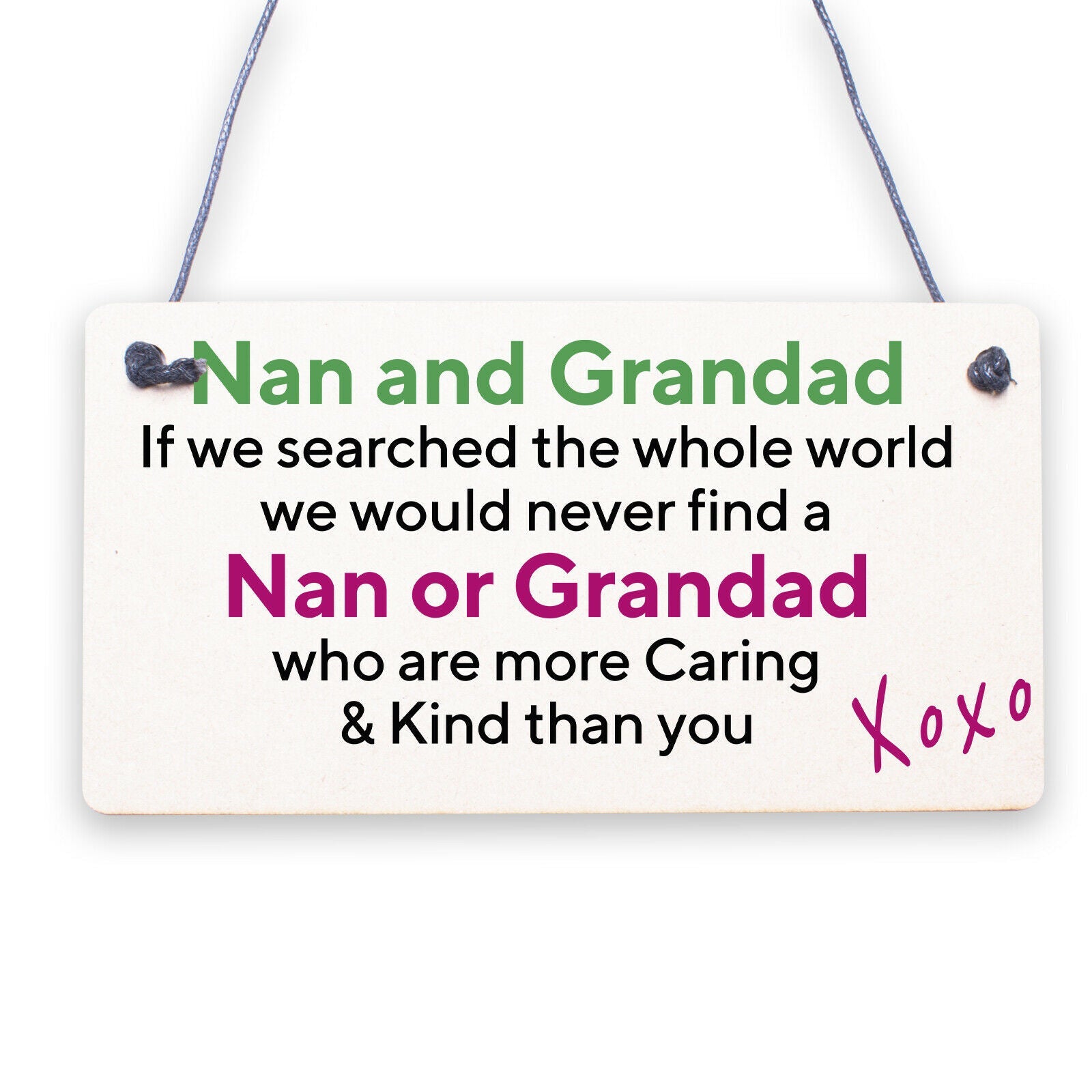 Gifts For Nan And Grandad Birthday Christmas Plaque Grandparent Gifts Keepsakes