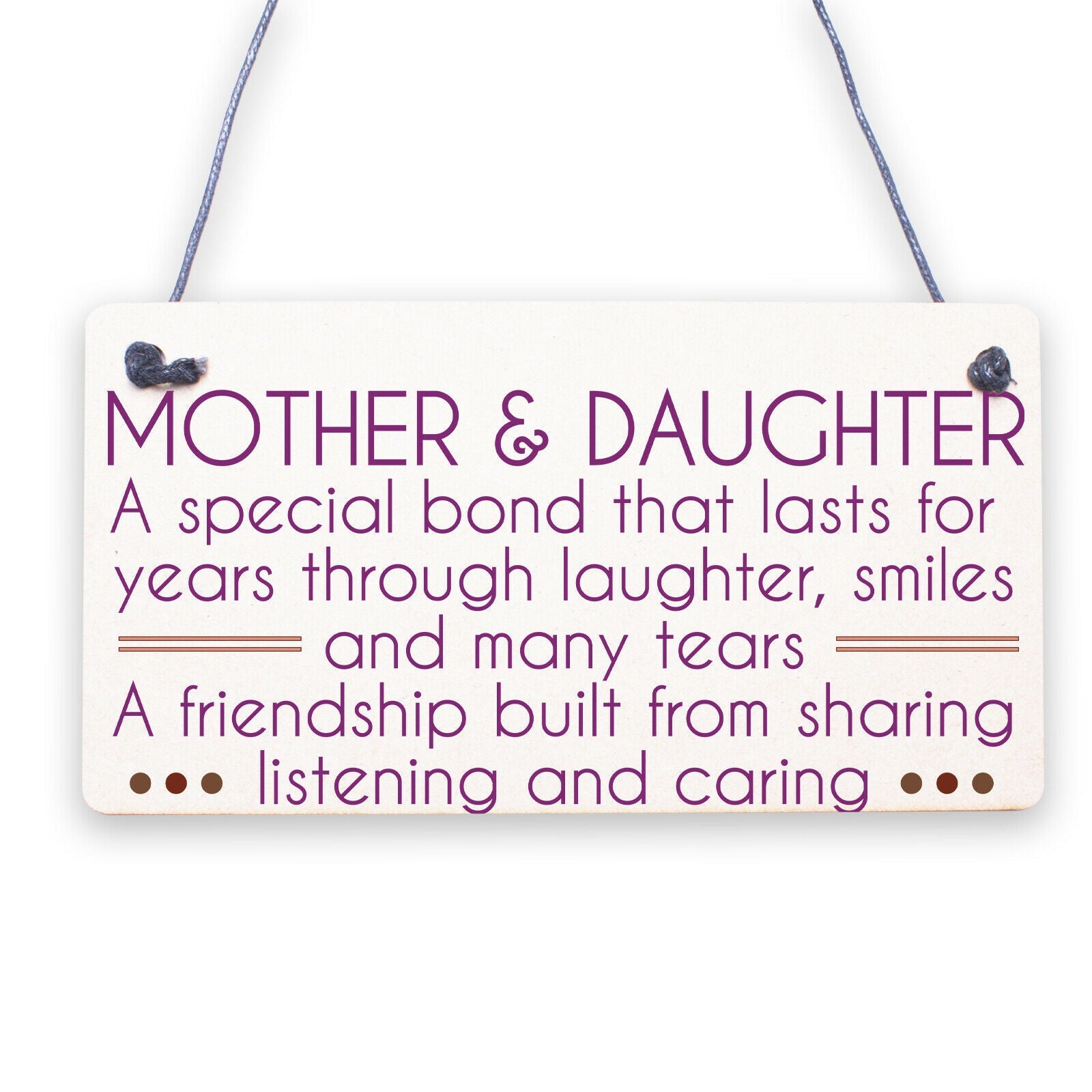 Mothers Day Card For Mum From Daughter Handmade Mother Daughter Quote