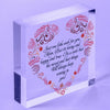 Mothers Day Gift For Mum Keepsake Love Thank You Plaque Gift For Her