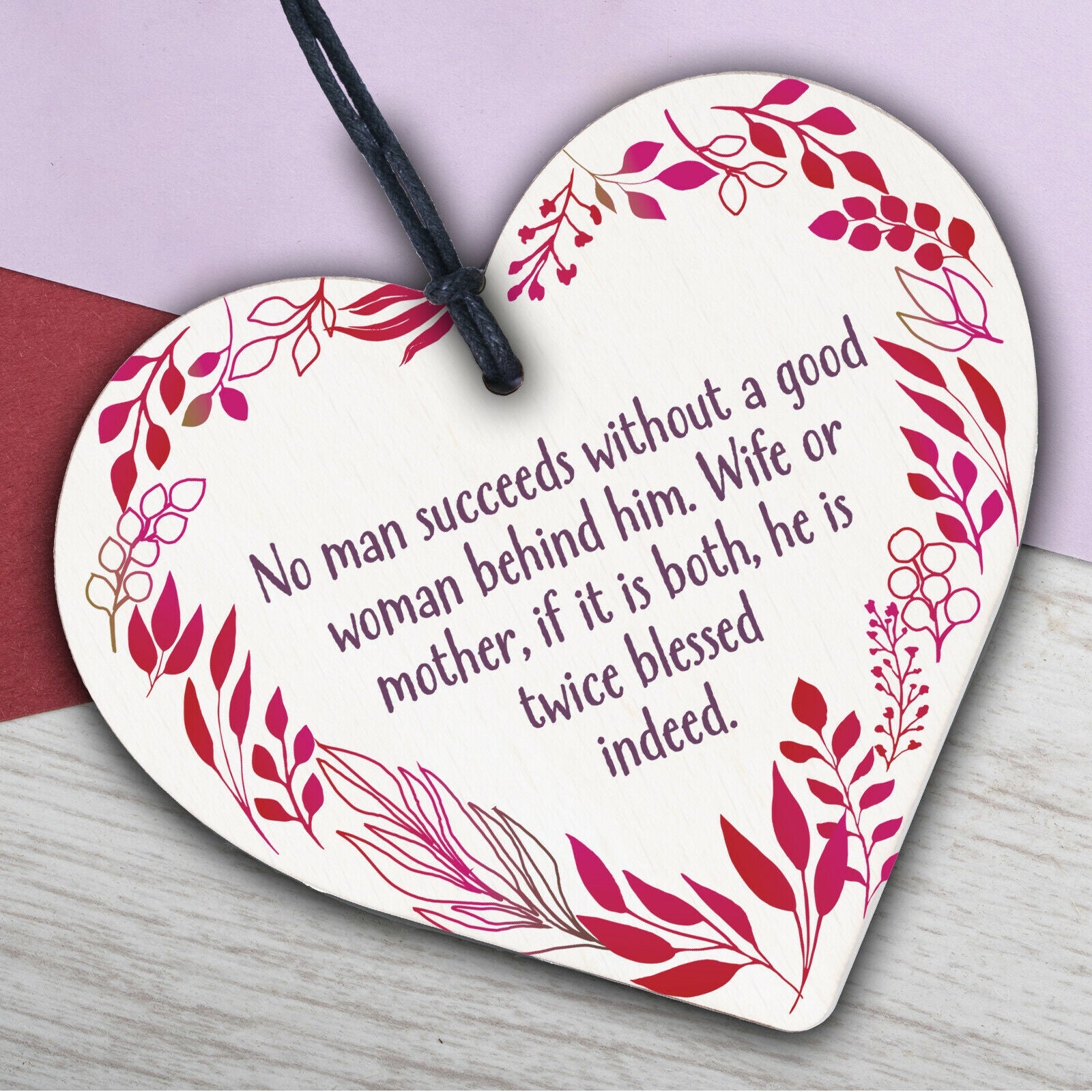 Mother And Son Gifts Wooden Heart Mothers Day Gift From Son Mum Birthday Gifts