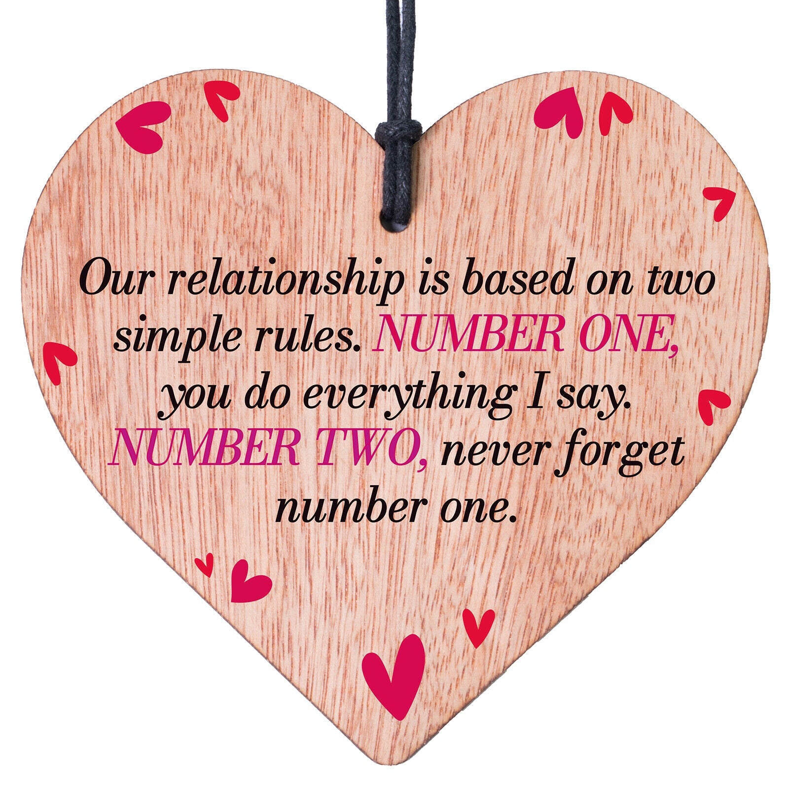 Funny Relationship Sign Girlfriend Boyfriend Heart Plaque Humorous Message