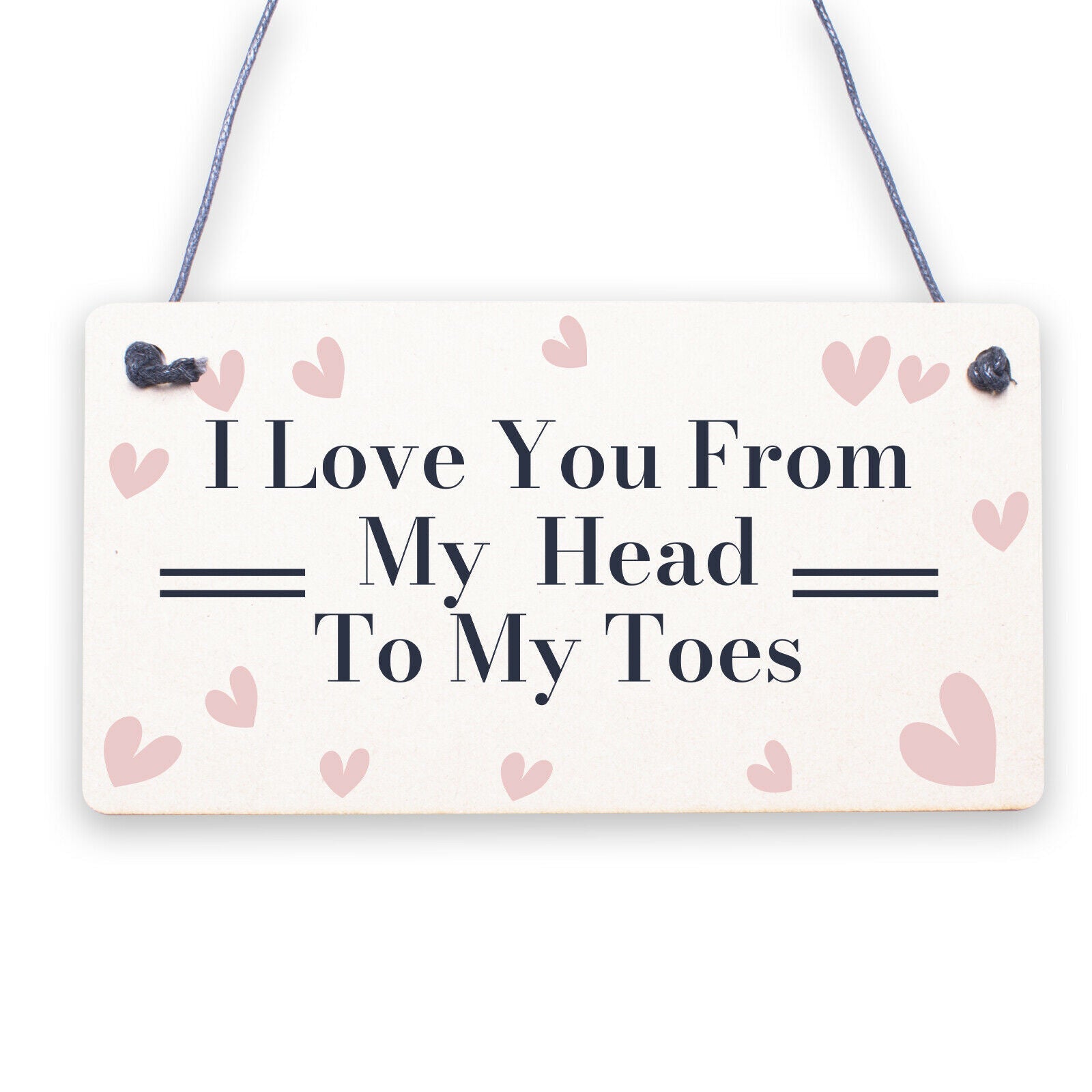 I Love You From My Head To My Toes Tomatoes Friend Novelty Gift Wooden Plaque