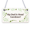 Daddy's Grass Garden Lawn Shed Father's Day Hanging Plaque Dad Gift Sign