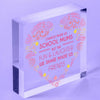 Chance Made Us School Acrylic Block Novelty Friendship Gift Plaque