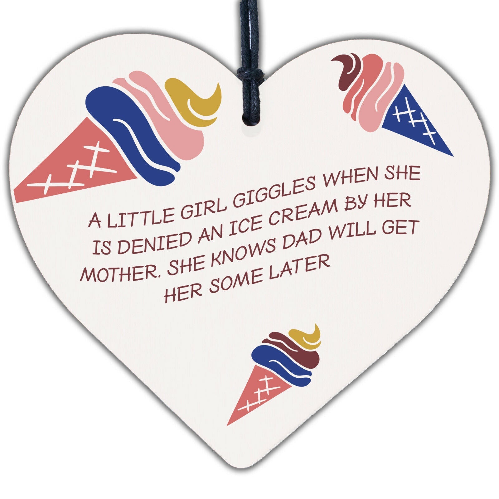 Father And Daughter Gifts Handmade Heart Father Gifts From Daughter Keepsake