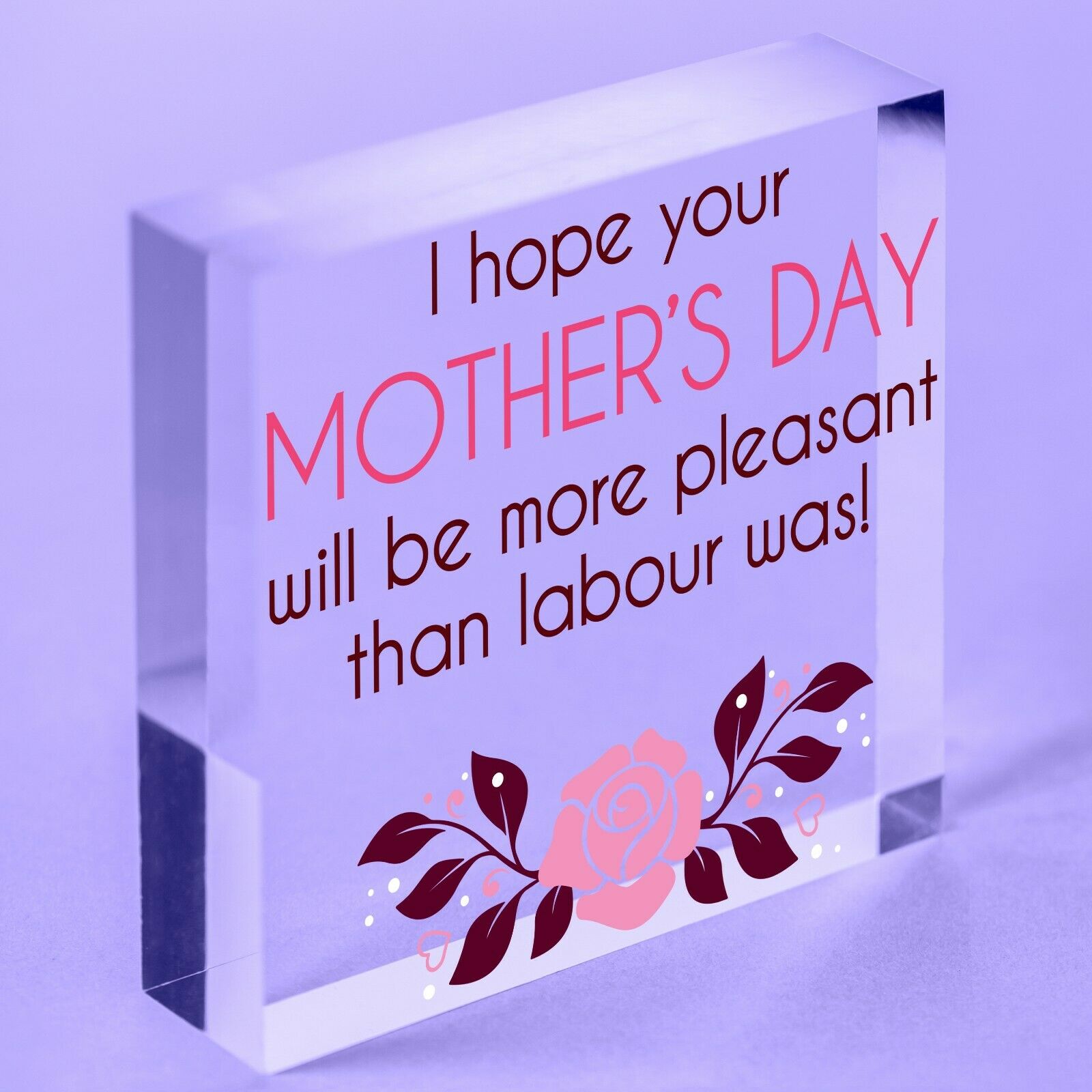Mummy To Be Gifts Mothers Day Gift From Bump Wood Heart Sign Mum Acrylic Block