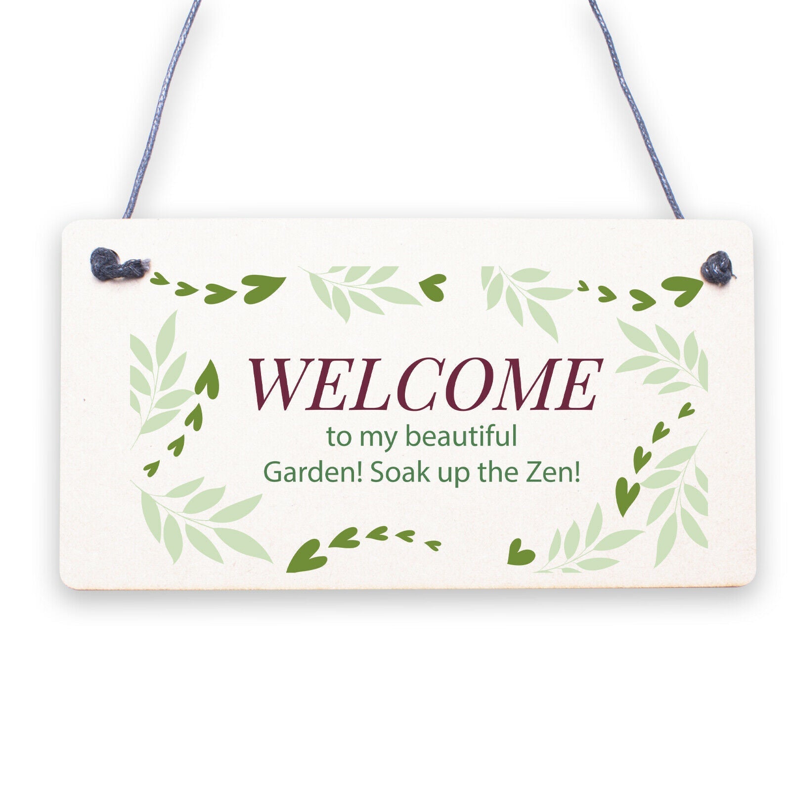 Beautiful Garden Plaque SummerHouse Sign Garden Shed Friendship Mum Nan Gift