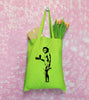 Banksy Themed Tote Bags - Green
