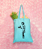 Banksy Themed Tote Bags - Blue