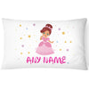 Load image into Gallery viewer, Personalised Princess Pillowcase - Pink &amp; Stars