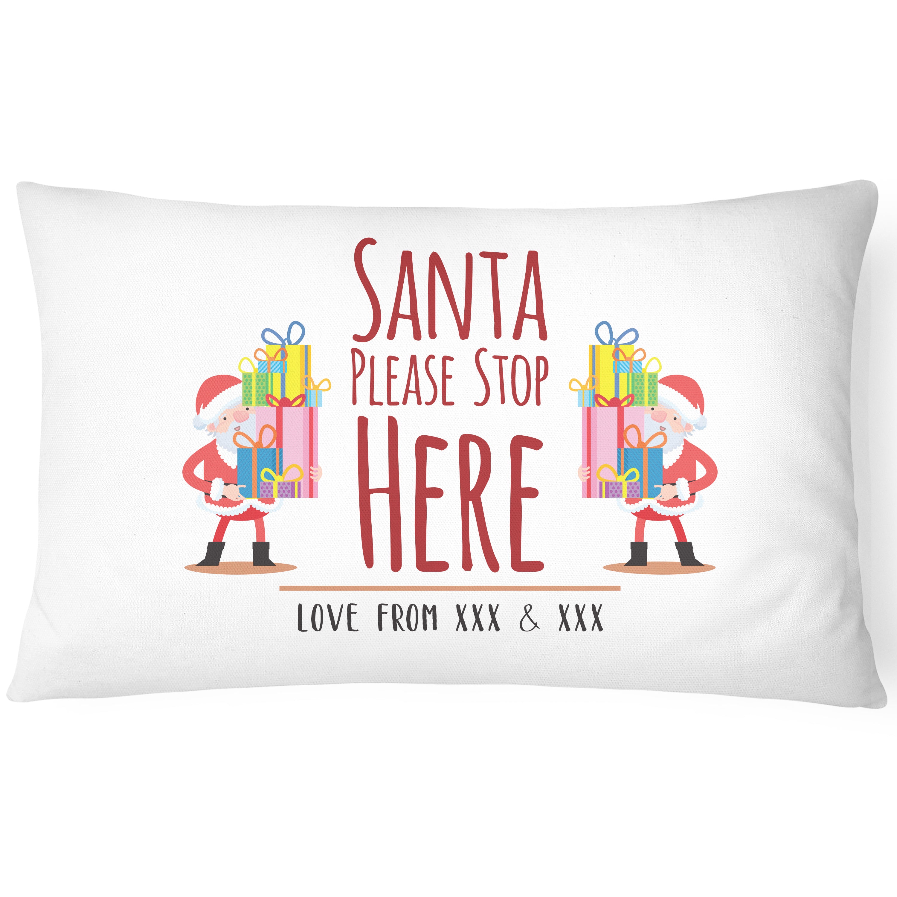 Personalised Christmas Pillowcase - Please Stop