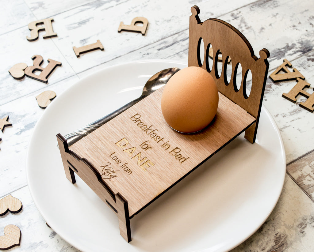 Personalised Breakfast in Bed Egg Cup