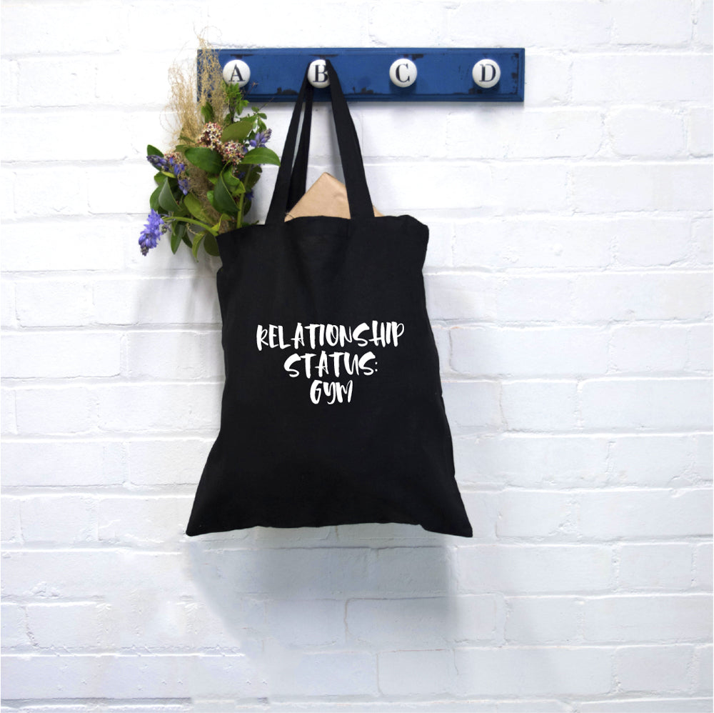 Gym Text Tote Bag - Perfect  Gift For Any Occasion - Queen of Totes