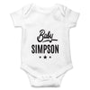 Load image into Gallery viewer, Personalised White Baby Body Suit Grow Vest - Star