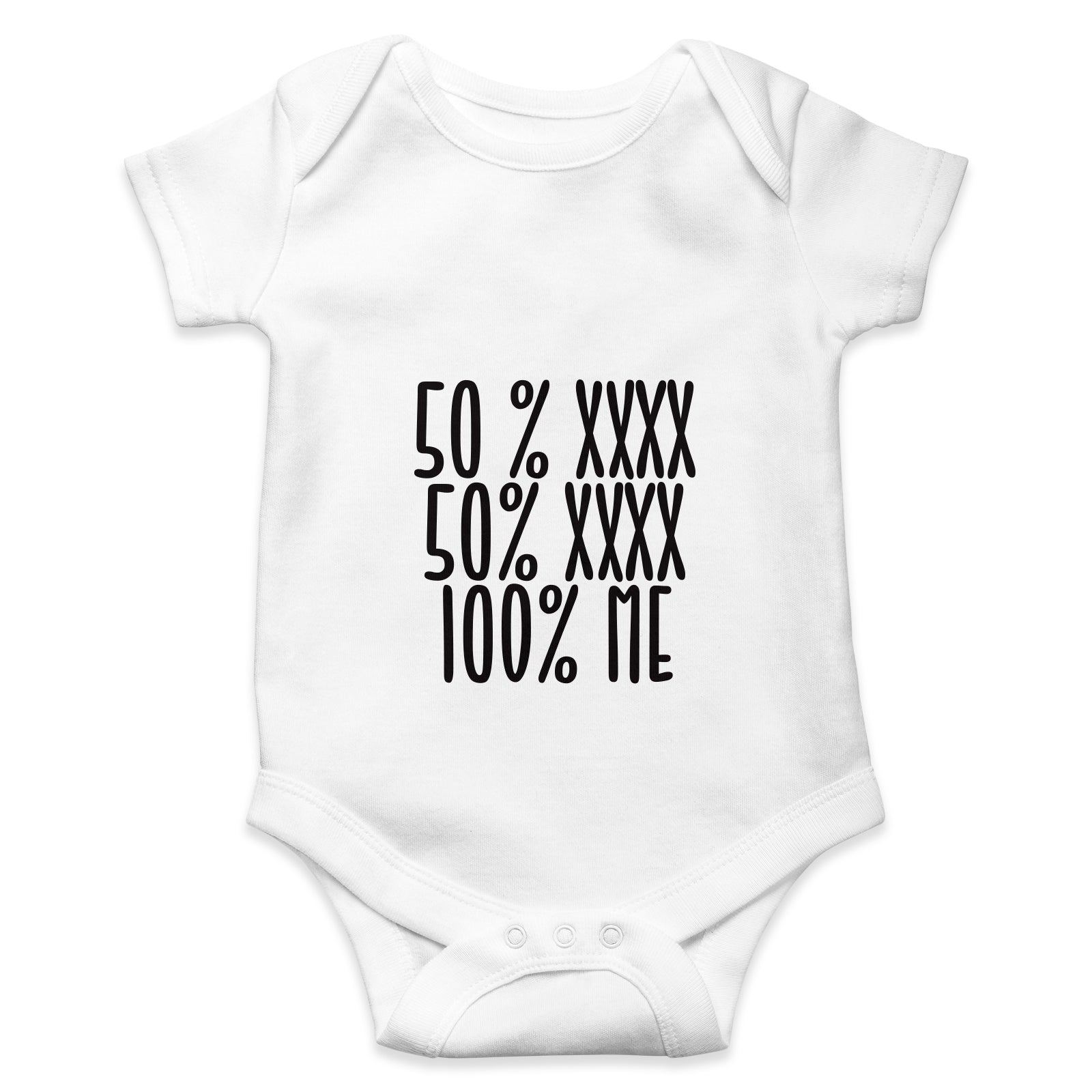 Personalised White Baby Body Suit Grow Vest - 50%