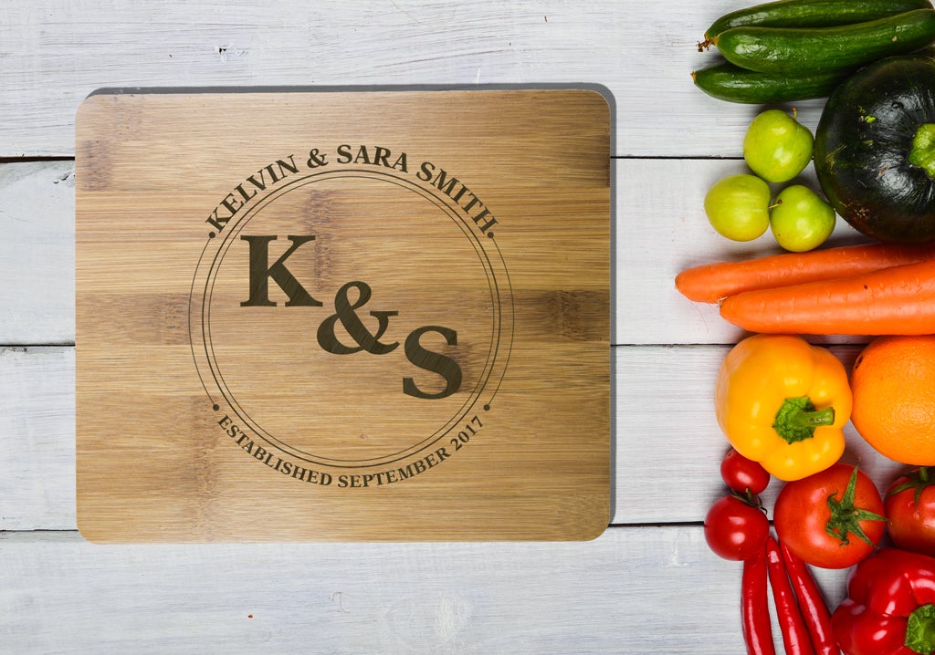 Personalised Bamboo Long Serving or Cutting Board - Perfect Gift - Chef Here