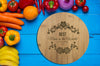 Personalised Bamboo Serving or Cutting Board - Round - Best Kitchen