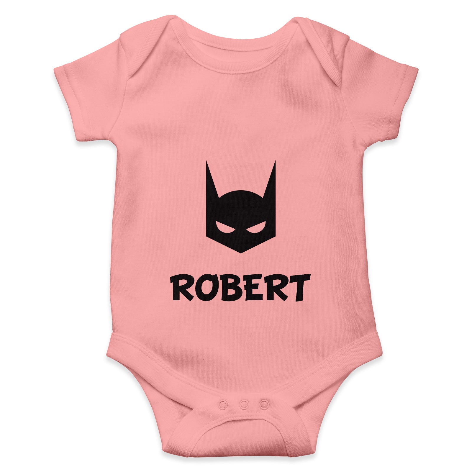 Personalised White Baby Body Suit Grow Vest - Batman