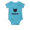 Personalised White Baby Body Suit Grow Vest - Batman