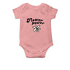 Personalised White Baby Body Suit Grow Vest - Flowers