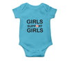 Personalised White Baby Body Suit Grow Vest - Support Girls