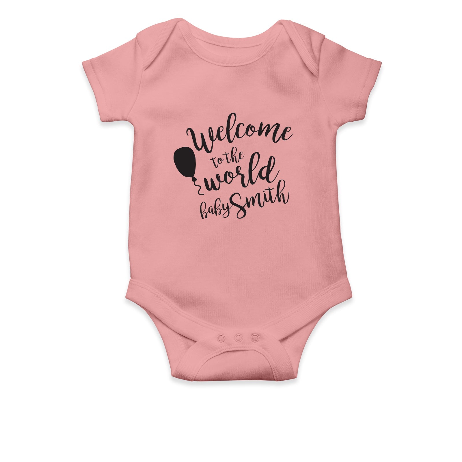 Personalised White Baby Body Suit Grow Vest - Welcome Little one!