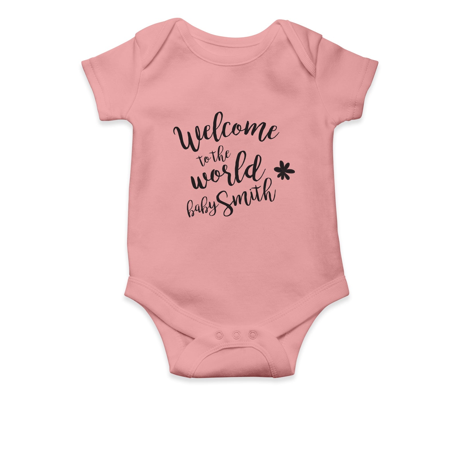 Personalised White Baby Body Suit Grow Vest - Little Daisy