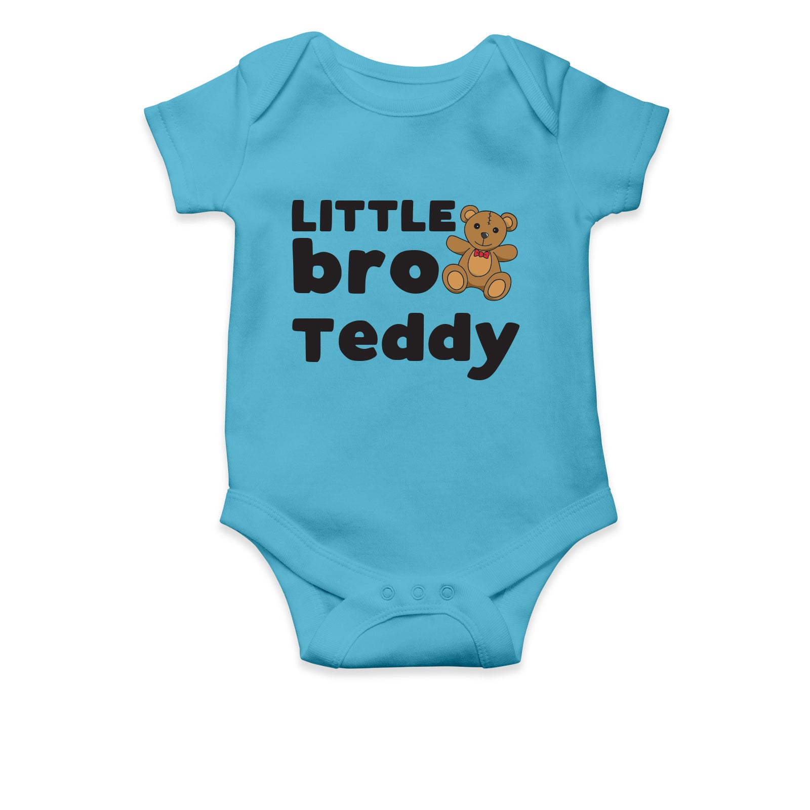 Personalised White Baby Body Suit Grow Vest - Teddy