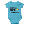 Personalised White Baby Body Suit Grow Vest - Lil Bro