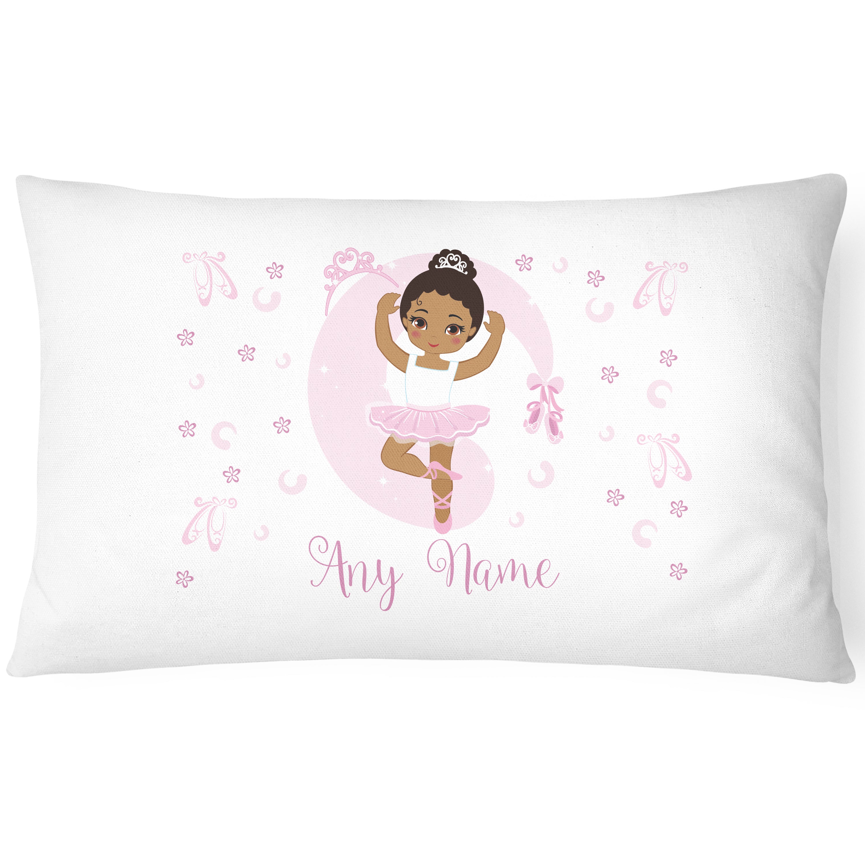 Ballerina Children's Pillowcase - Personalise with Any Name - Ballet