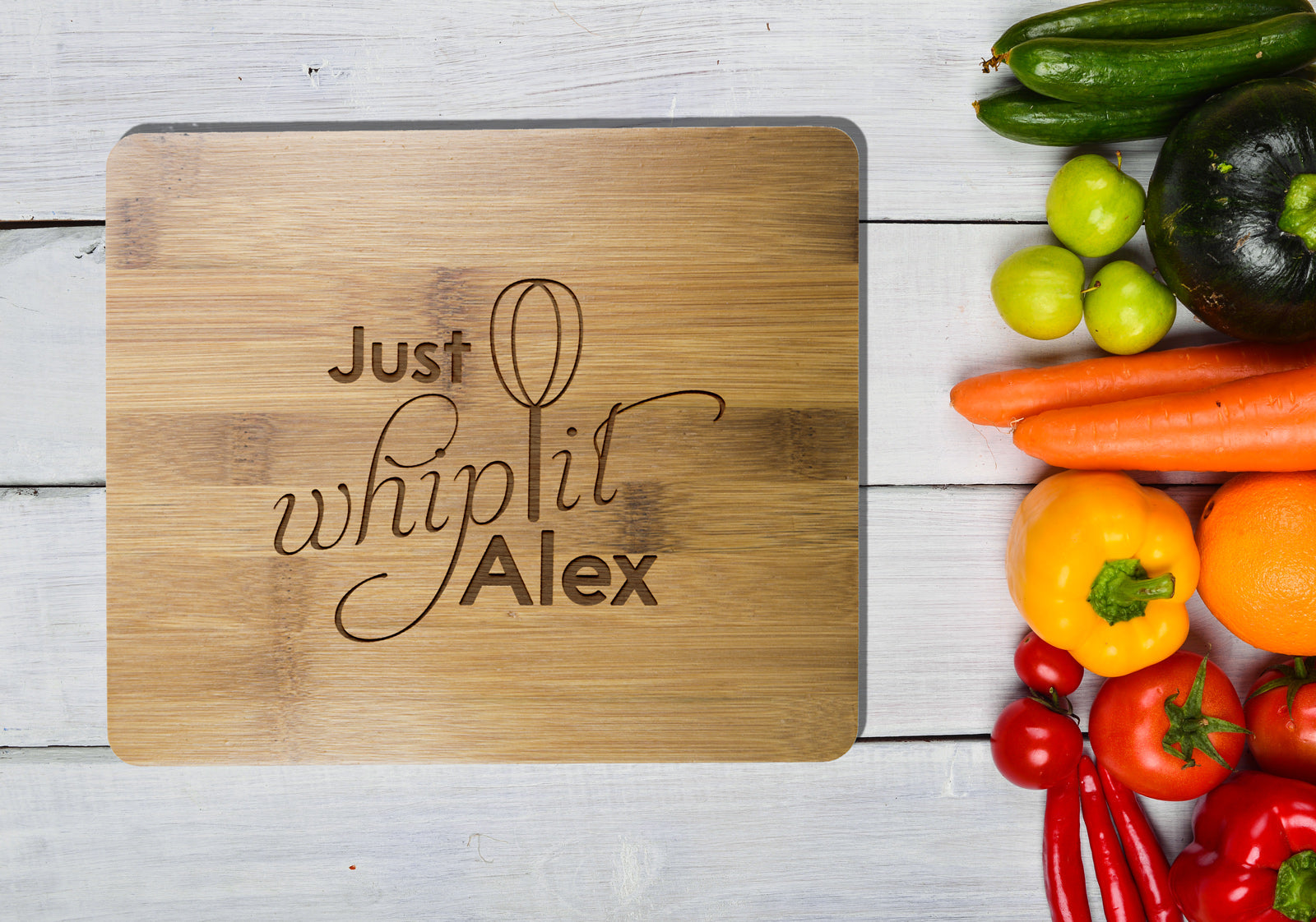 Personalised Bamboo Serving or Cutting Board - Rectangle - Love it!