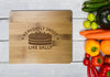 Personalised Bamboo Serving or Cutting Board - Rectangle - Dinner Sorted