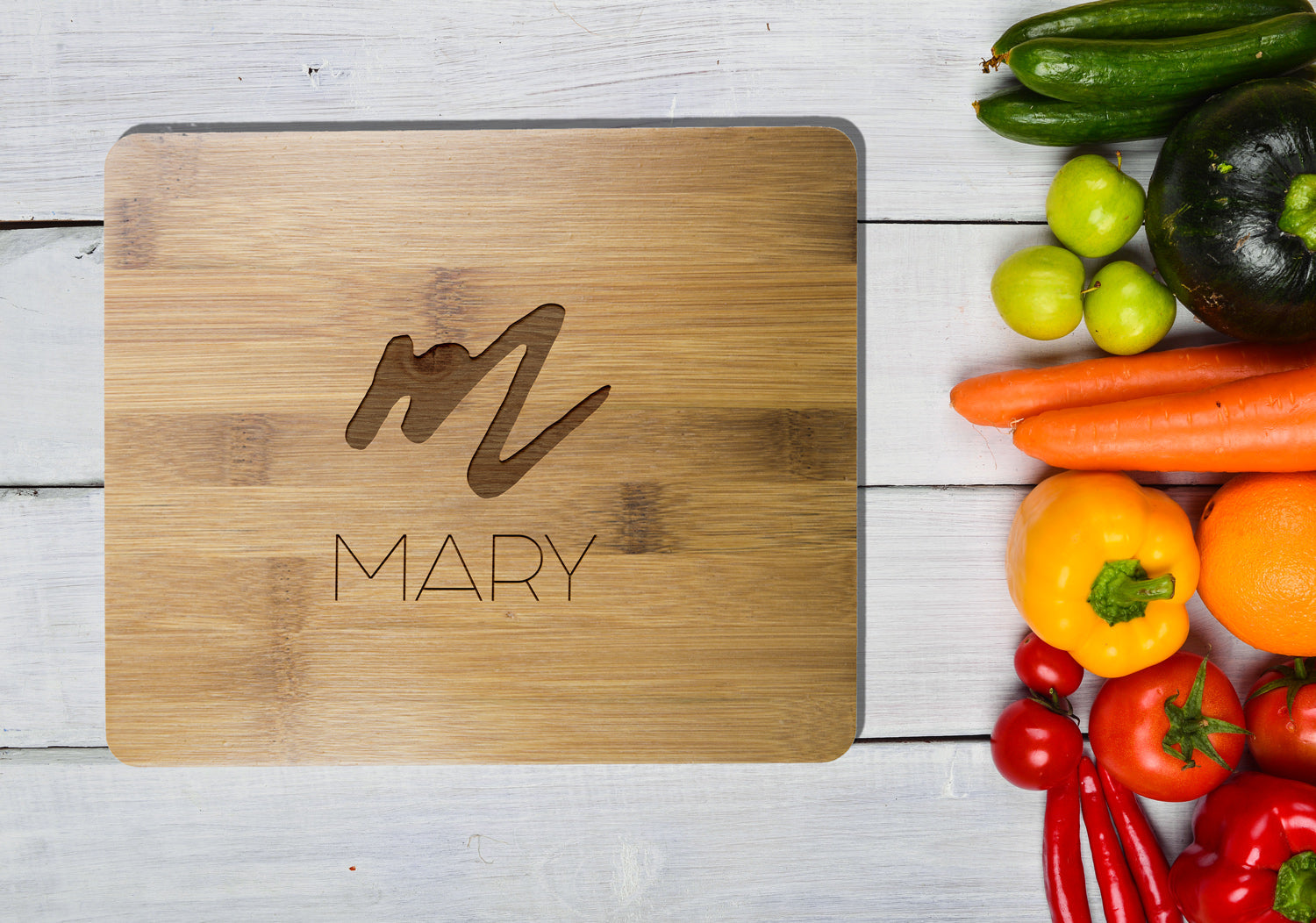 Personalised Bamboo Serving or Cutting Board - We Eating Good Tonight!