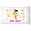 Personalised Fairy Pillowcase Printed Children Gift Custom Print Made Present - Aurora