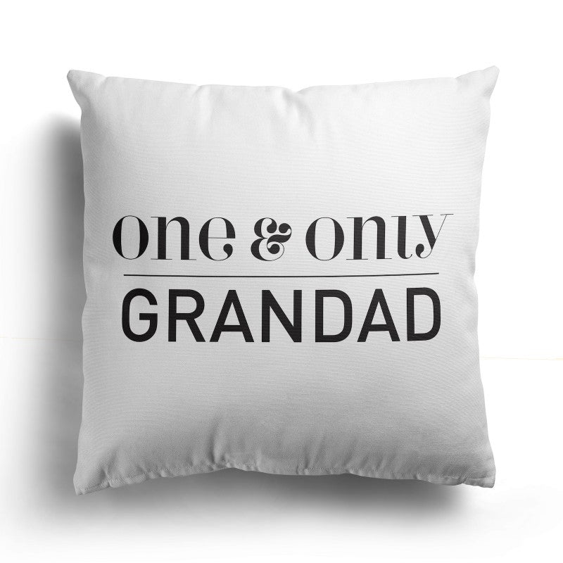 Personalised Custom Text  Design Cushion - Grandad Cushion