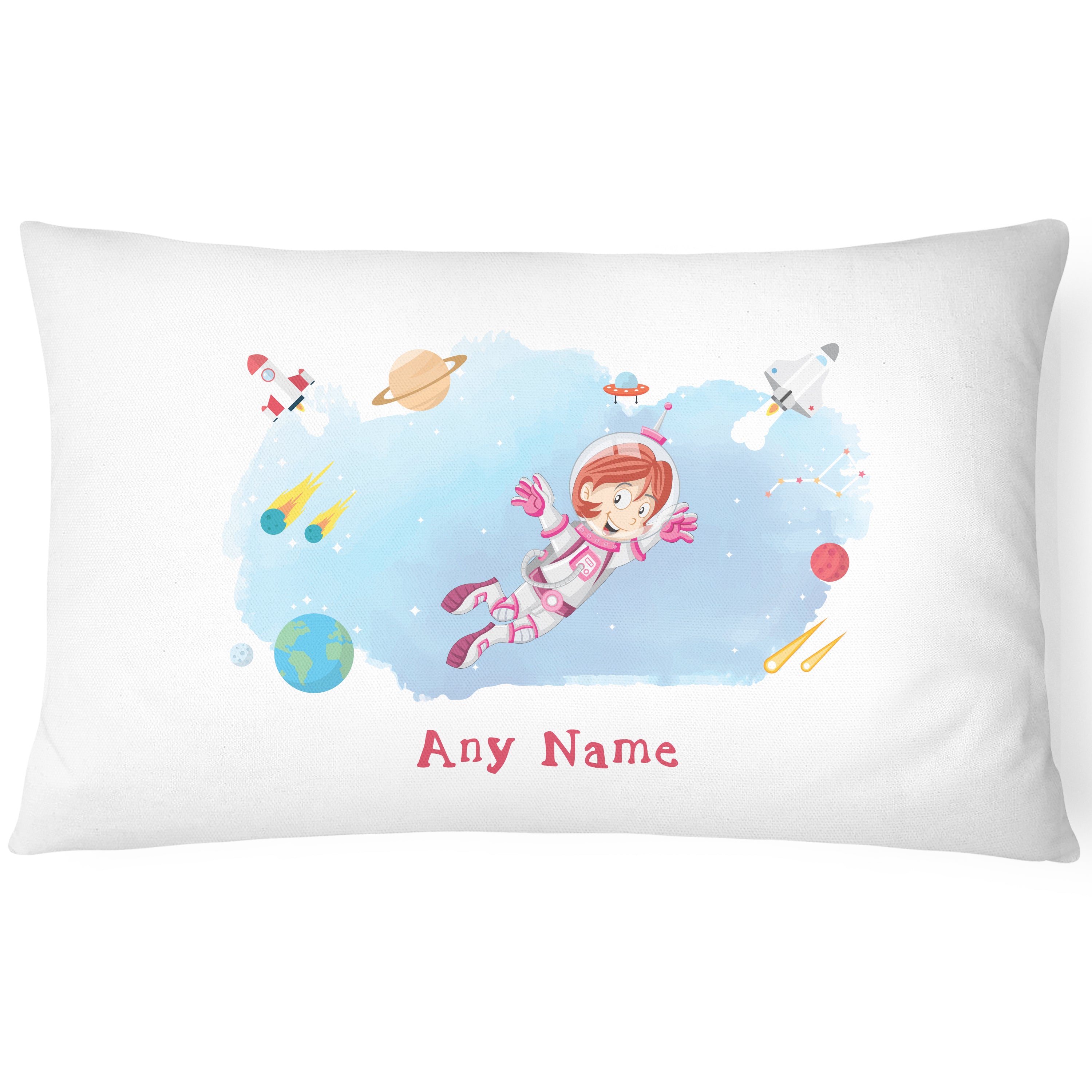 Space Pillowcase for Kids - Personalise With Any Name - Space Flight