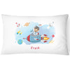 Space Pillowcase for Kids - Personalise With Any Name - Light Speed