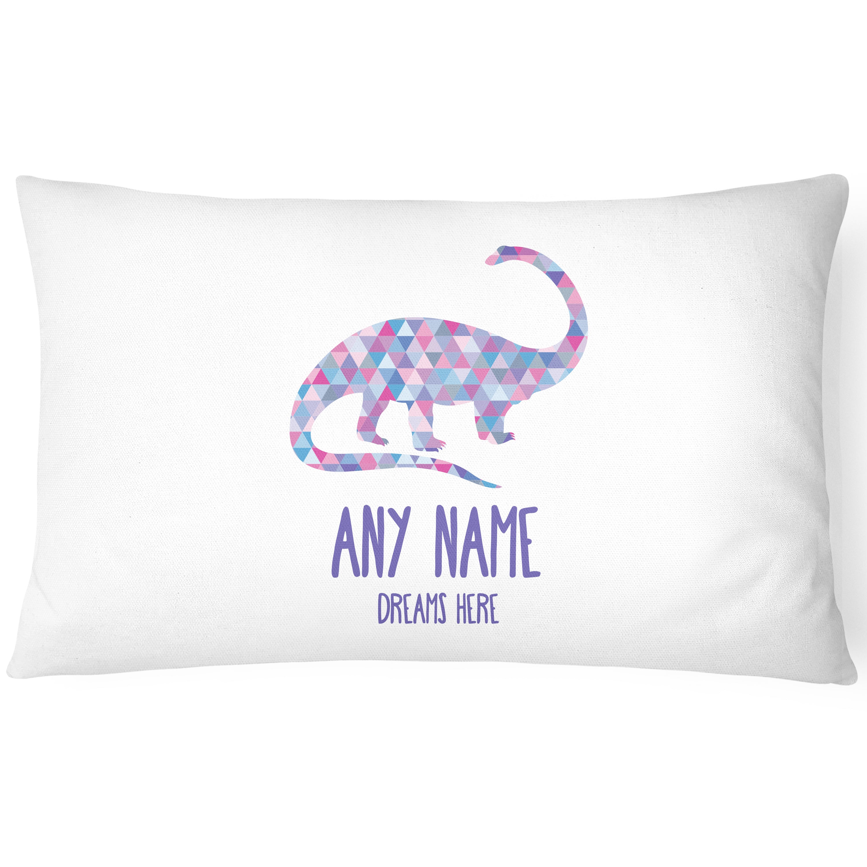 Dinosaur Children's Pillowcase - Personalise with Any Name