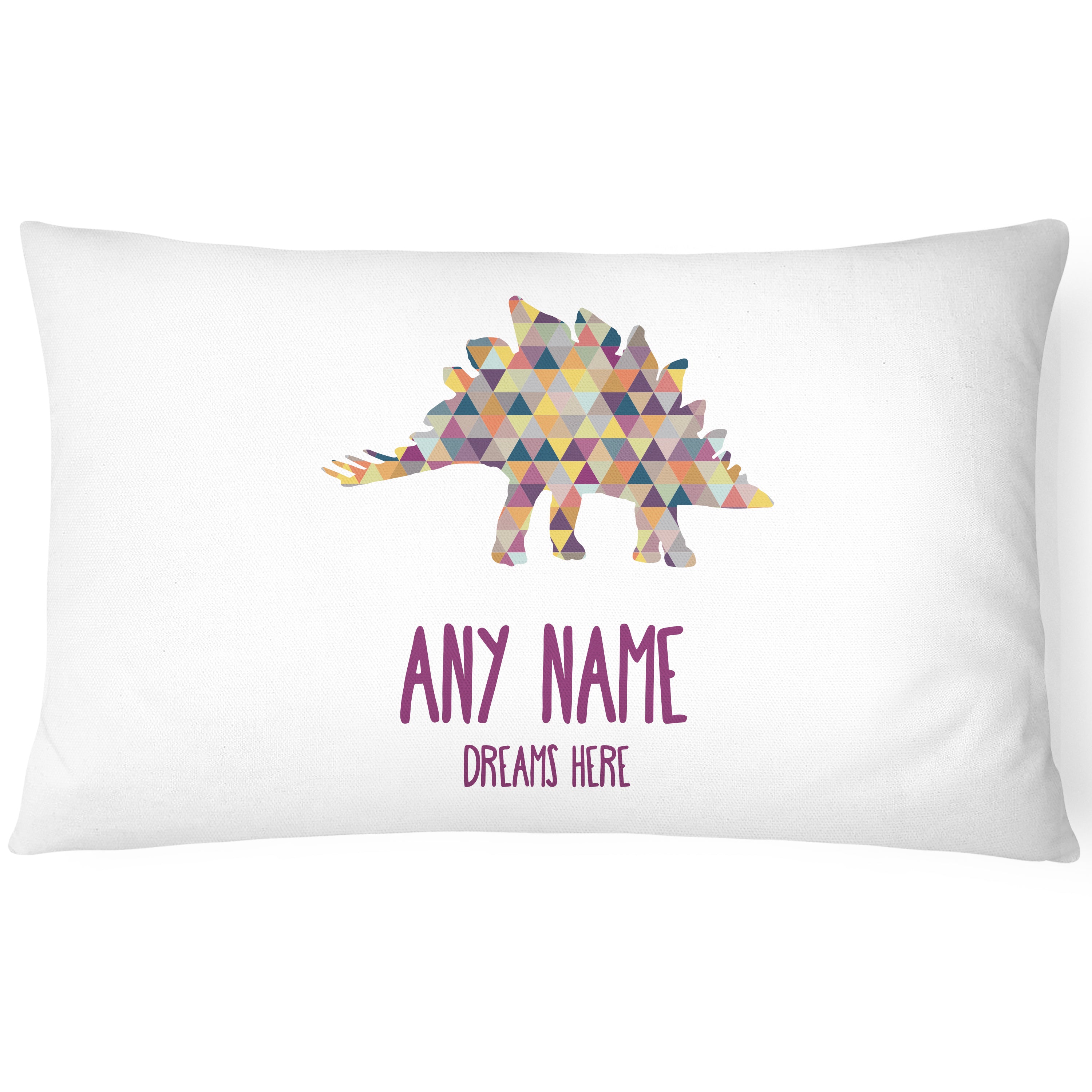 Dinosaur Children's Pillowcase - Personalise with Any Name - Spike