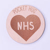 Wood Pocket Hug Tokens - Gift for Her for Him Friends Mum  - Heart