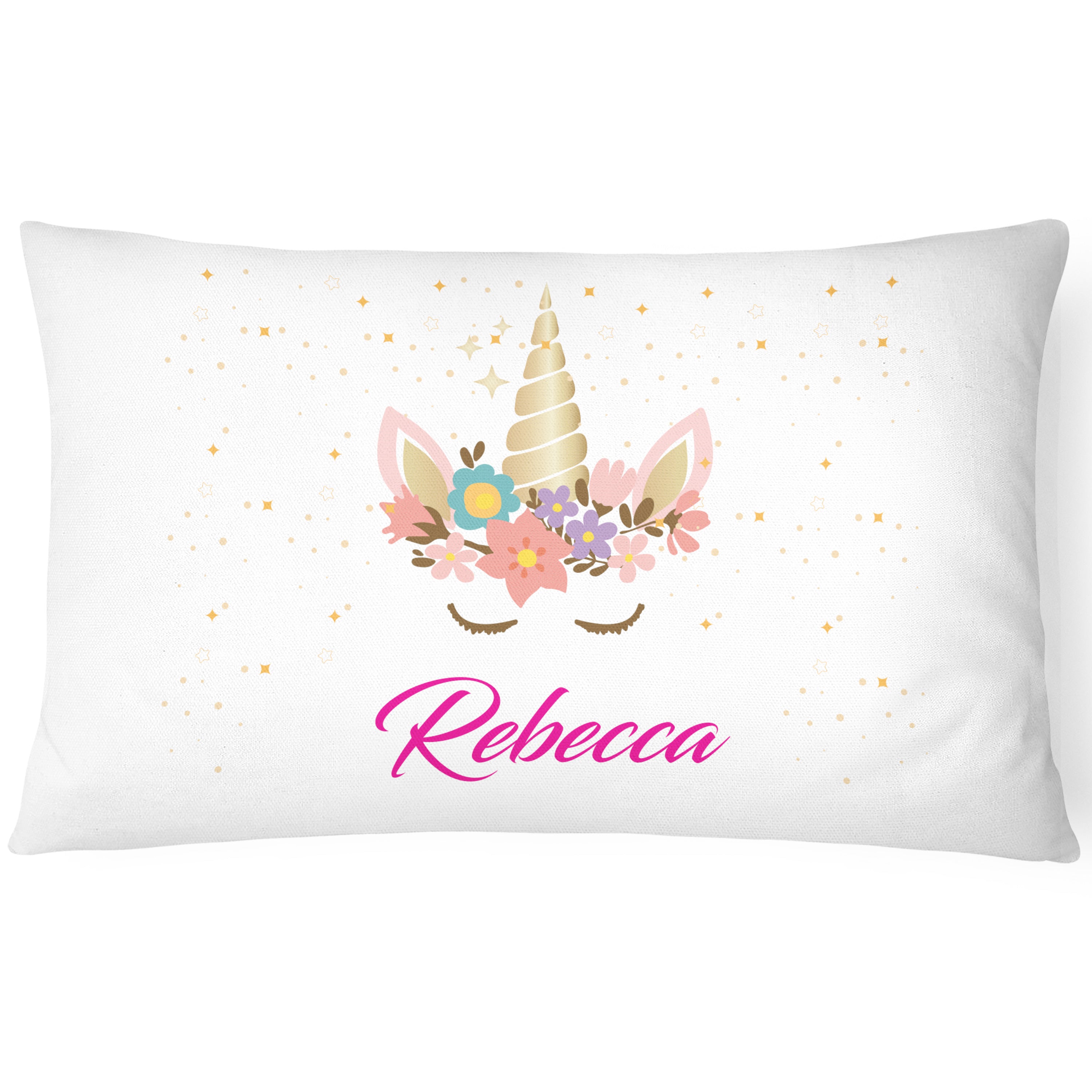 Unicorn Pillowcase Personalise - Perfect Gift - Hip