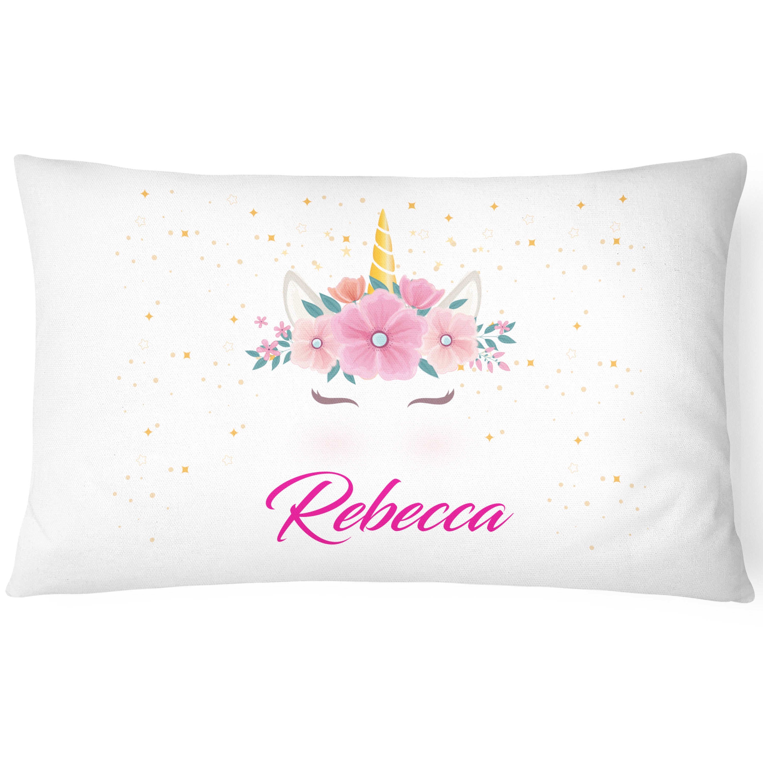 Unicorn Pillowcase Personalise - Perfect Gift - Silly