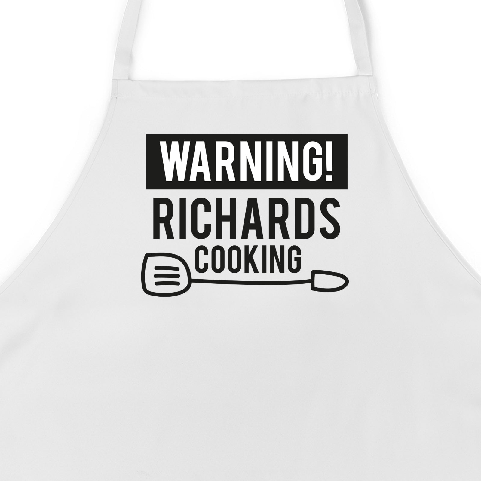 Personalised Apron - Add Any Text - Perfect Gift - WARNING