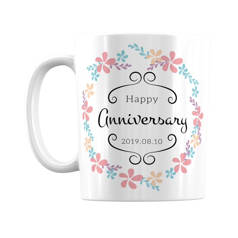 Personalised Name Mug - Flowers